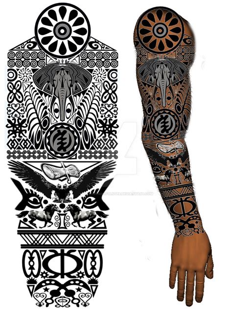 Black Tribe Tattoo .